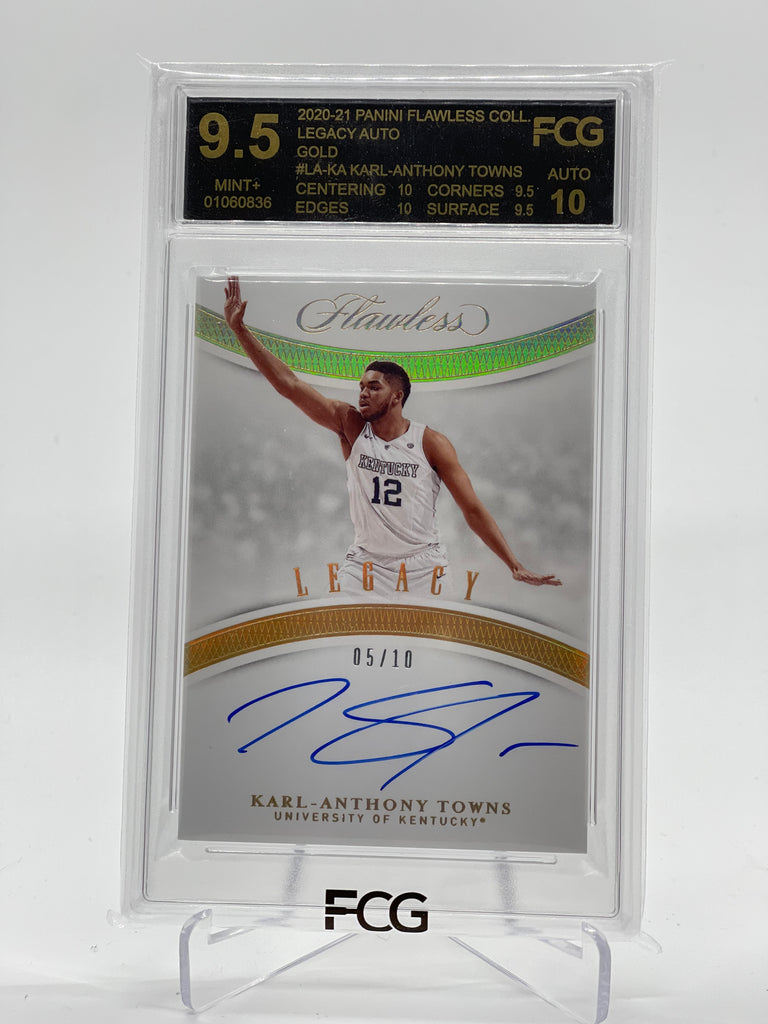 Karl Anthony Towns - 2020-21 Panini Flawless - Legacy Auto - FCG