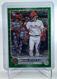 Bryson Stott RC - Green Ice Numbered - Topps Update