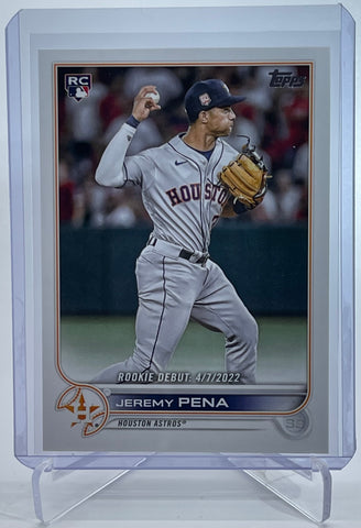 Jeremy Pena RC - Rookie Debut - Topps