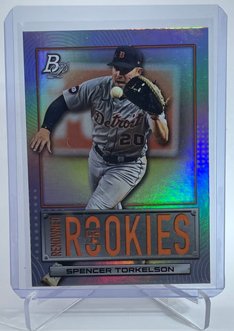 Spencer Torkelson RC - Renowned - Bowman Platinum