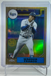 Wander Franco RC - Refractor - 35th Wood - Topps